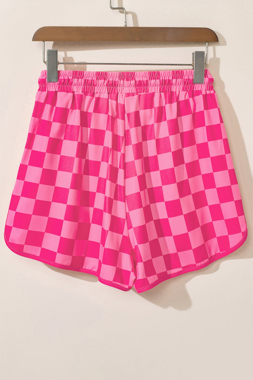 Cutie Checkered Drawstring Shorts