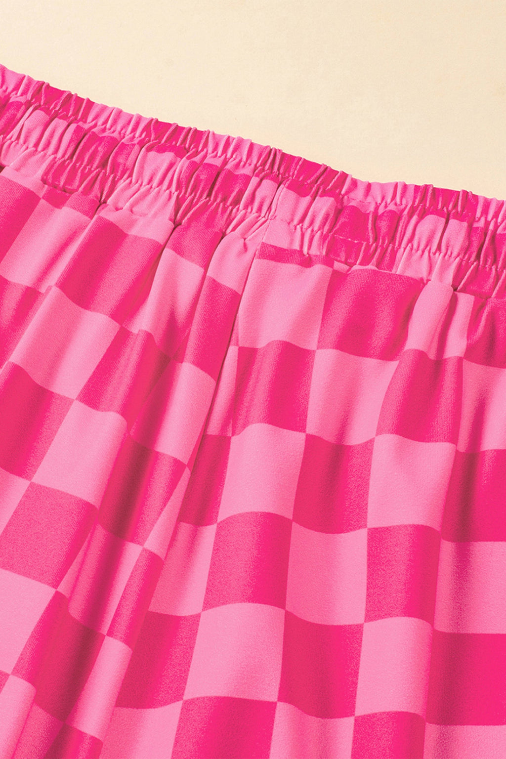 Cutie Checkered Drawstring Shorts