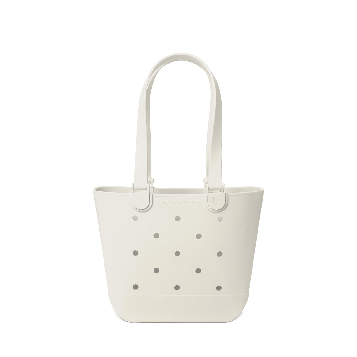Simple Modern Large Beach Bag | Waterproof Getaway Rubber Tote with Zipper Pocket for Travel, Pool, Boat, Groceries, Sports | Sea Glass Sage