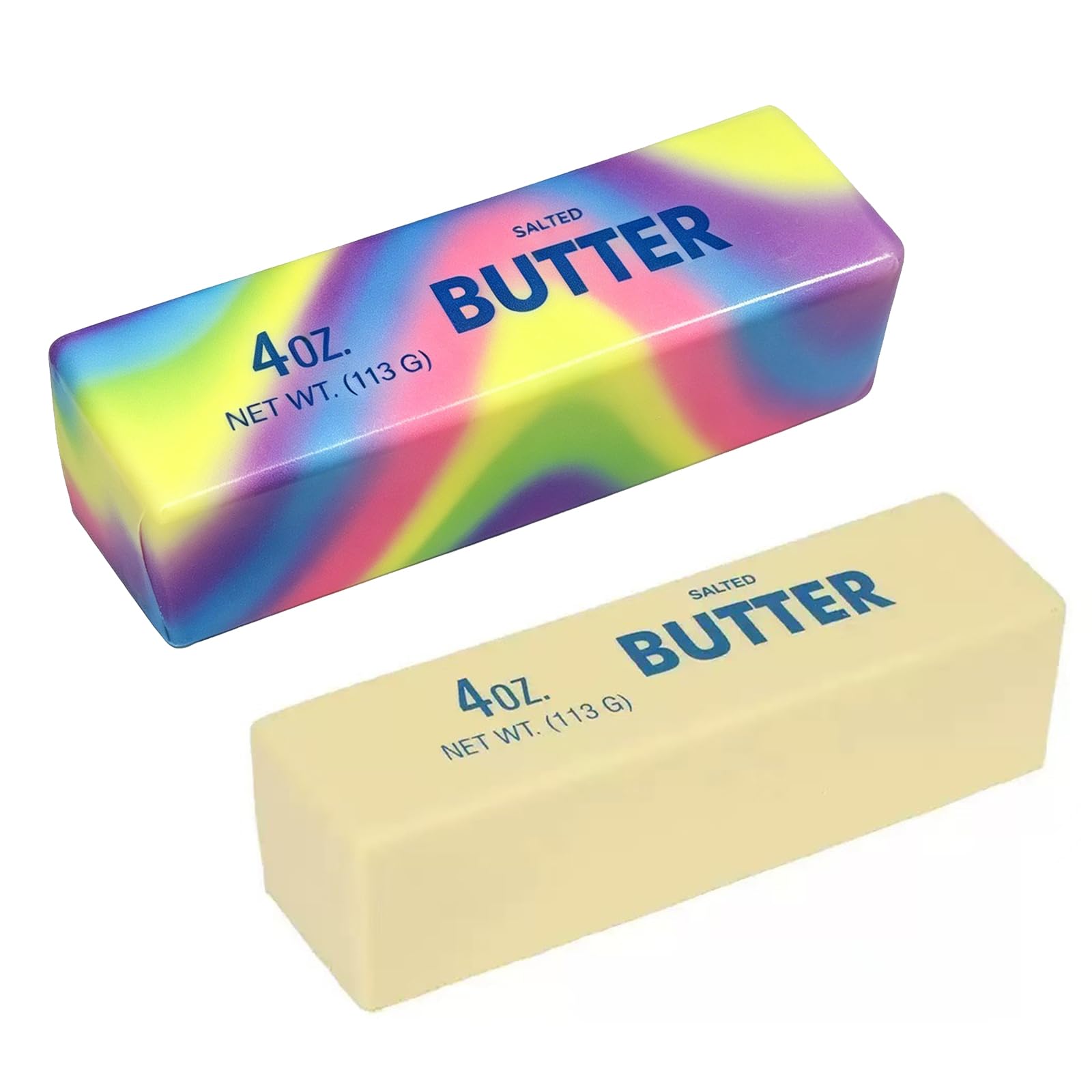 Butter Stick Fidget Toy, Slow Rebound Cute Butter Squeeze Stress Balls,Slow Rising Portable Squishy for Adults Anxiety & Stress Relief, Sensory Gifts for Office, Home