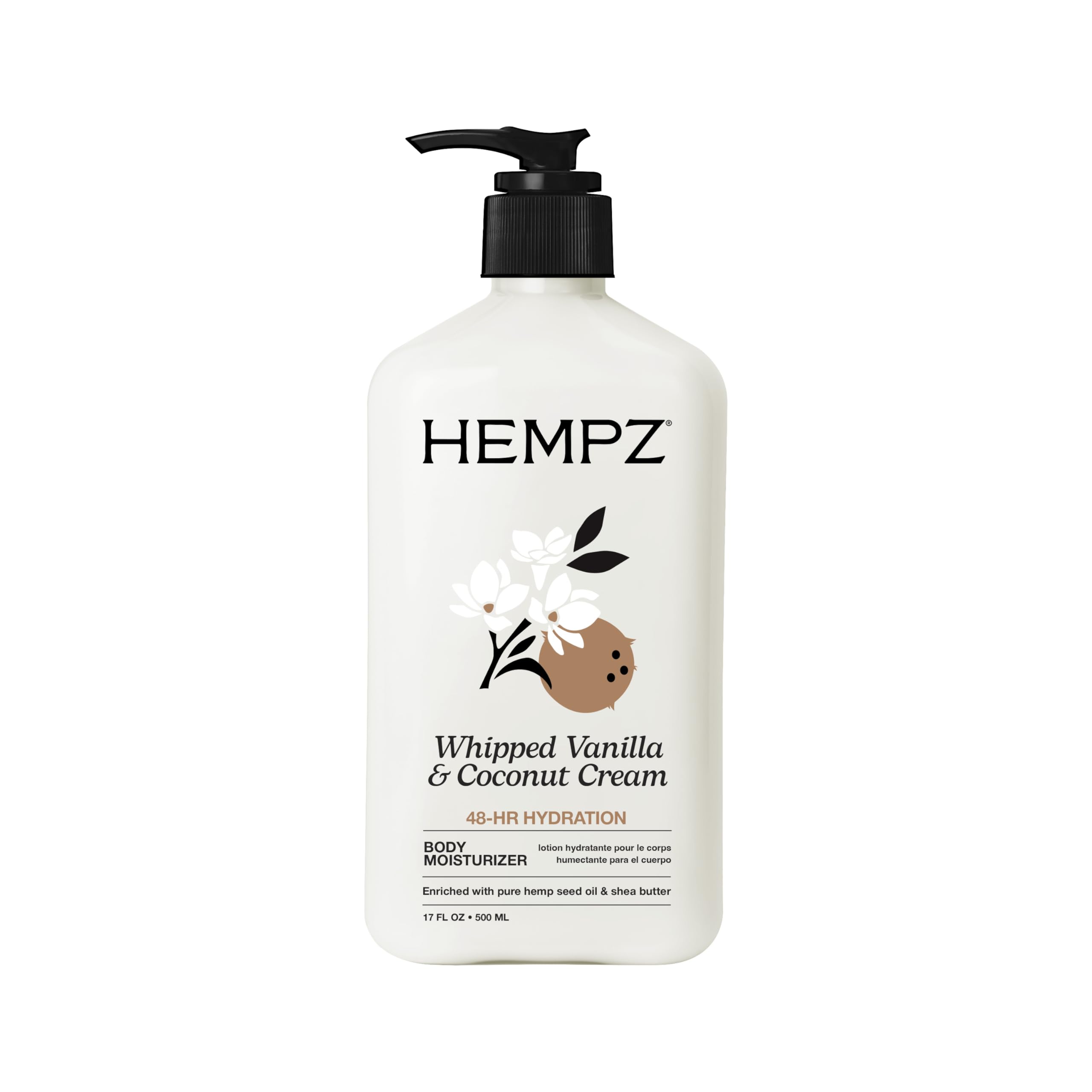 HEMPZ Body Lotion - Sweet Pineapple and Honey Melon - Daily Moisturizing Cream - 17oz