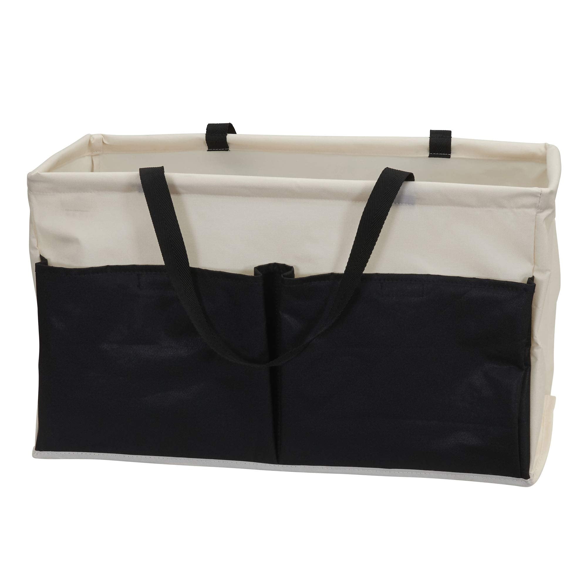Household Essentials Sea Shell Krush Container All-Purpose Utility Tote with Pockets