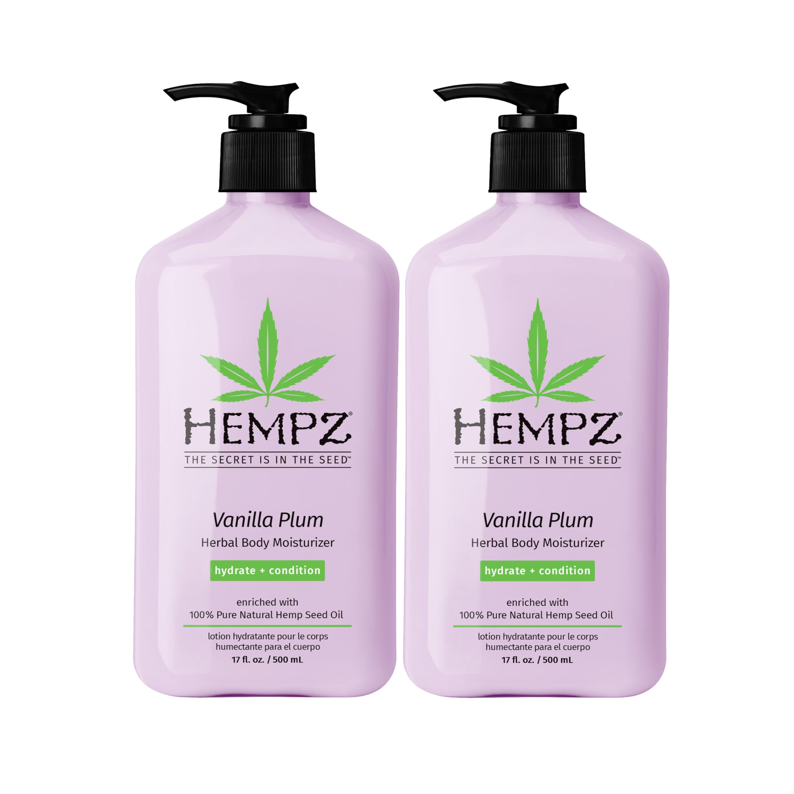 HEMPZ Body Lotion - Sweet Pineapple and Honey Melon - Daily Moisturizing Cream - 17oz