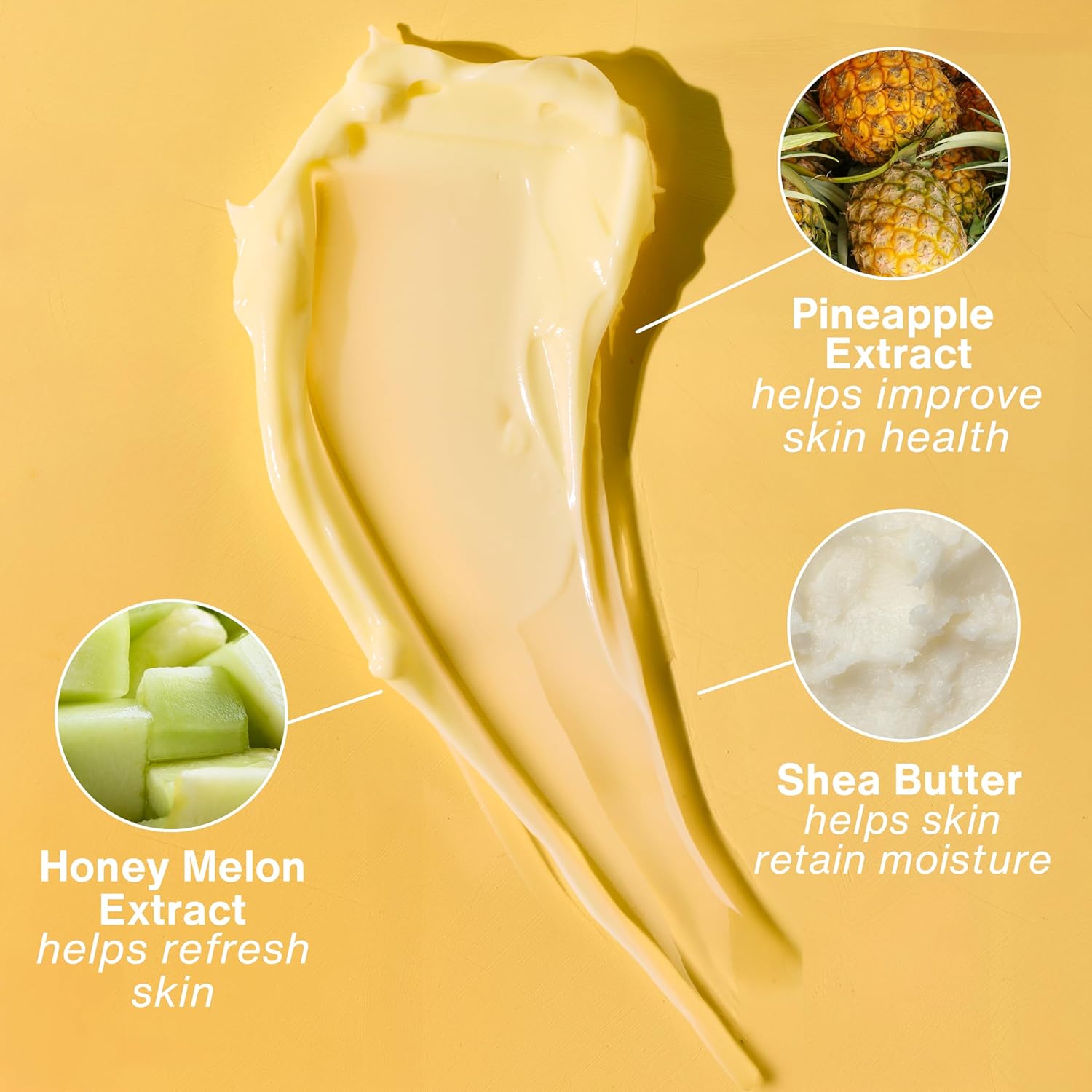 HEMPZ Body Lotion - Sweet Pineapple and Honey Melon - Daily Moisturizing Cream - 17oz