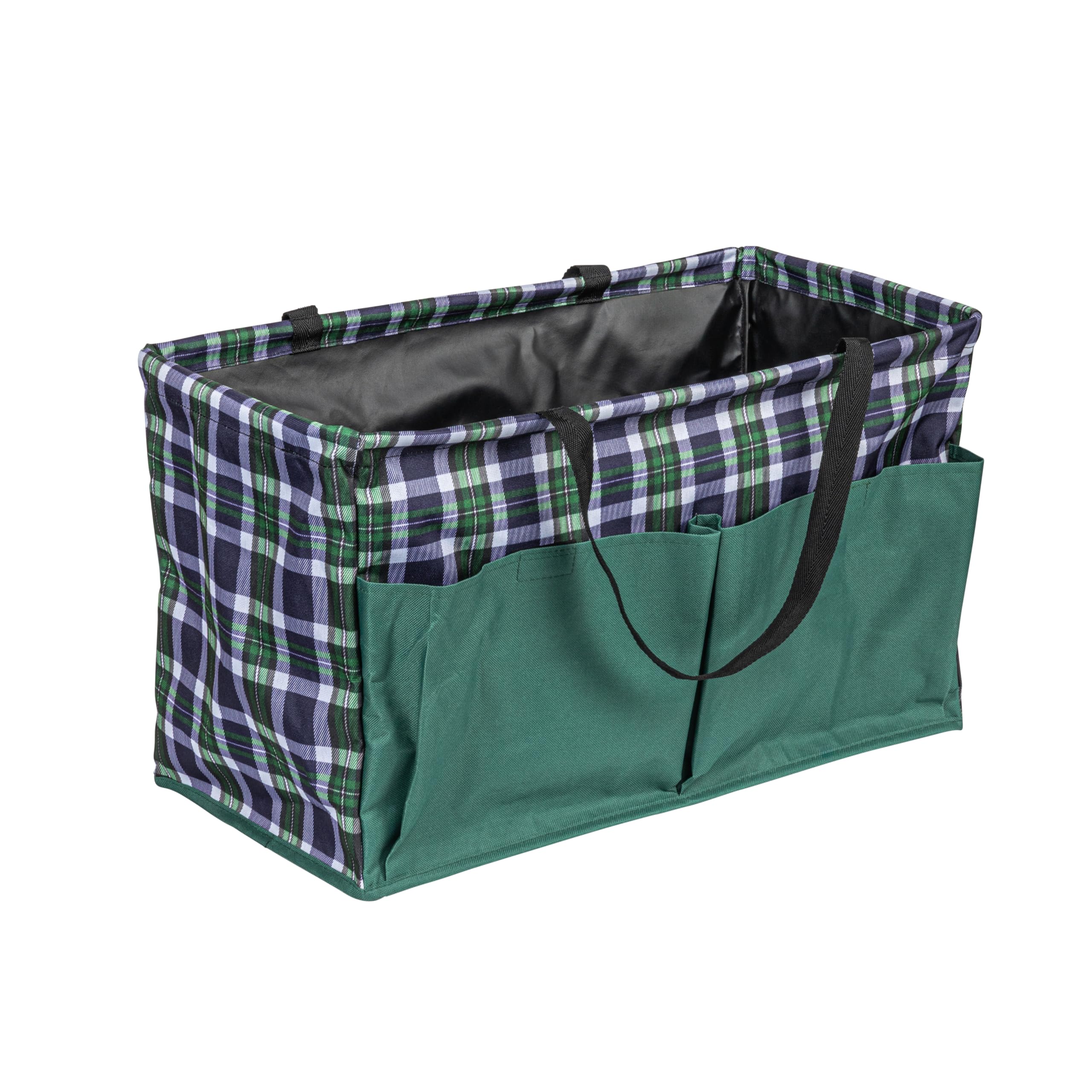 Household Essentials Sea Shell Krush Container All-Purpose Utility Tote with Pockets