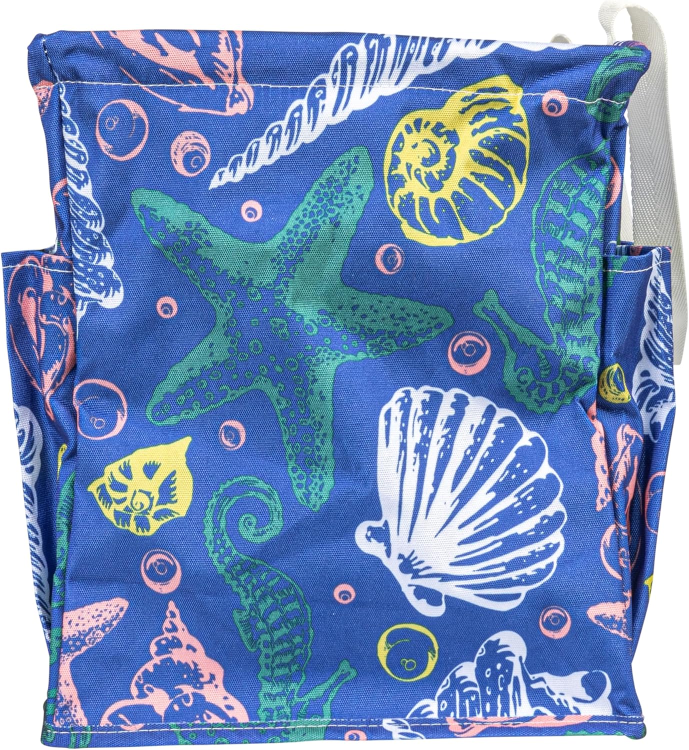Household Essentials Sea Shell Krush Container All-Purpose Utility Tote with Pockets