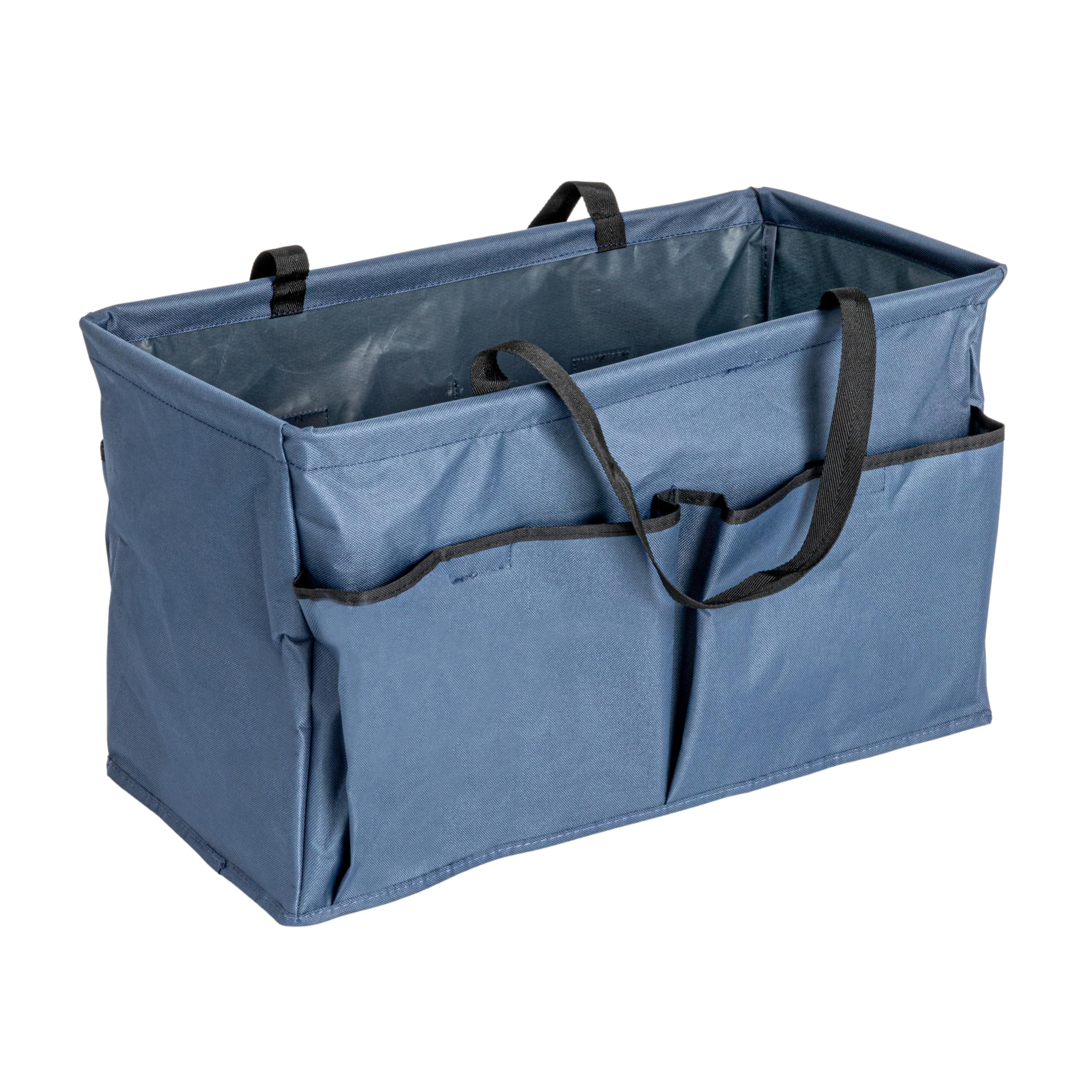 Household Essentials Sea Shell Krush Container All-Purpose Utility Tote with Pockets
